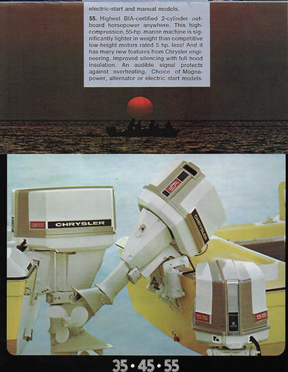 Chrysler 1973 Outboard Brochure