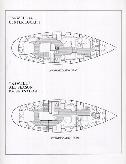 Taswell 44 Specification Brochure