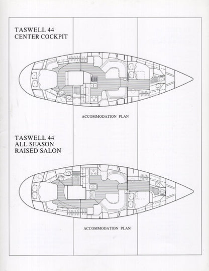 Taswell 44 Specification Brochure