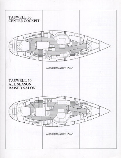 Taswell 50 Specification Brochure