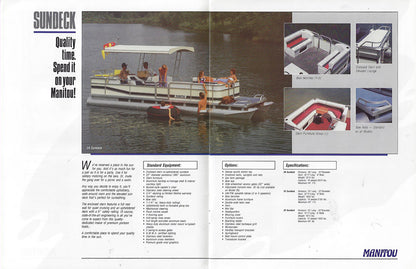 Manitou 1990 Pontoon Brochure