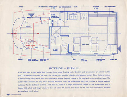 Seagoing 40 Houseboat Specification Brochure