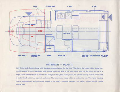 Seagoing 40 Houseboat Specification Brochure
