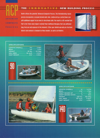 Hunter 1998 Trailerables Brochure