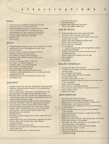 Rampage 38 Express Specification Brochure