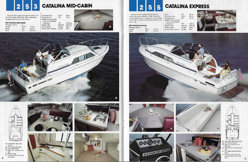 Chris Craft 1986 Cruisers Brochure