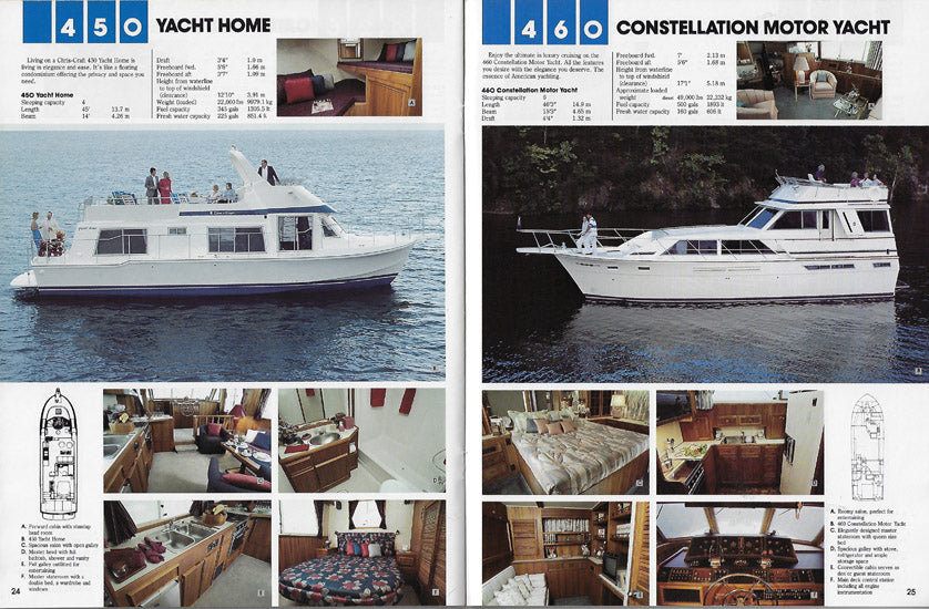 Chris Craft 1986 Cruisers Brochure