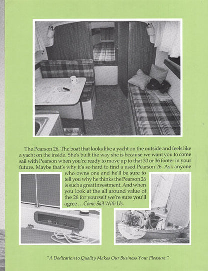 Pearson 26 Brochure