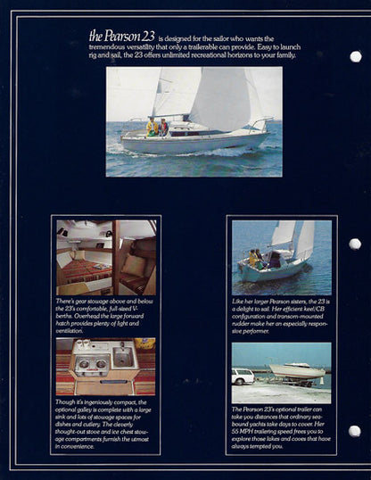 Pearson 23 Brochure