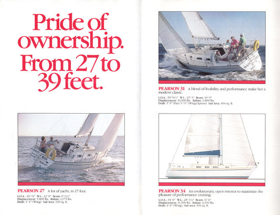 Pearson 1988 Brochure