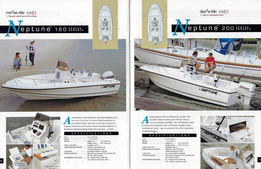 Sunbird 1994 Brochure