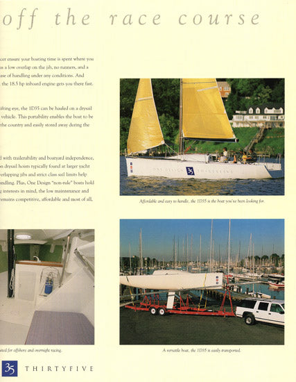 One Design 35 Brochure