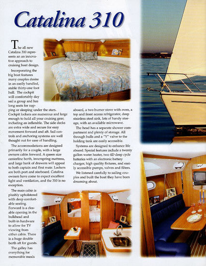 Catalina 310 Brochure