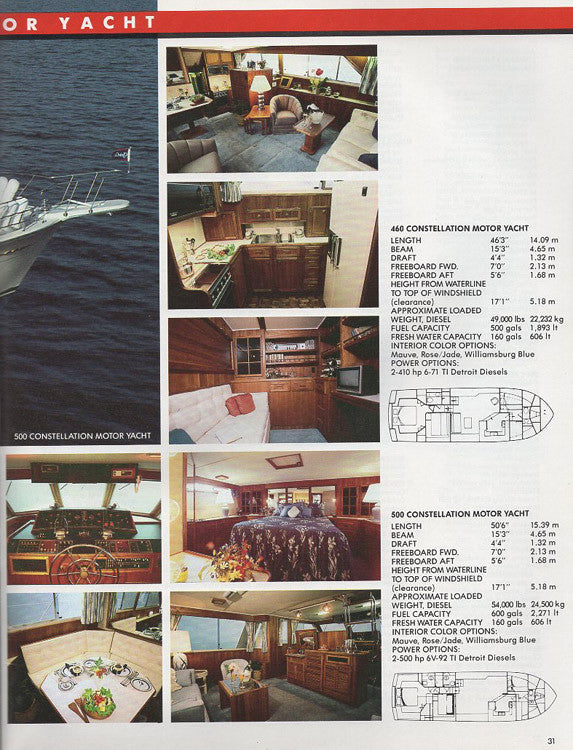 Chris Craft 1985 Cruisers Brochure SailInfo I