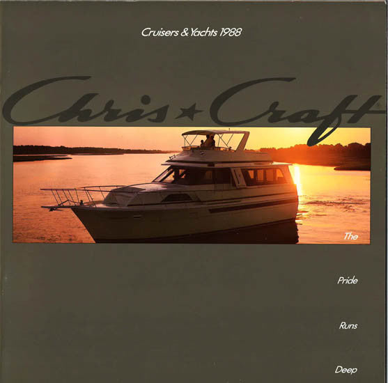 Chris Craft 1988 Cruisers Brochure