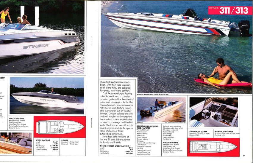 Chris Craft 1988 Sport & High Performance Brochure