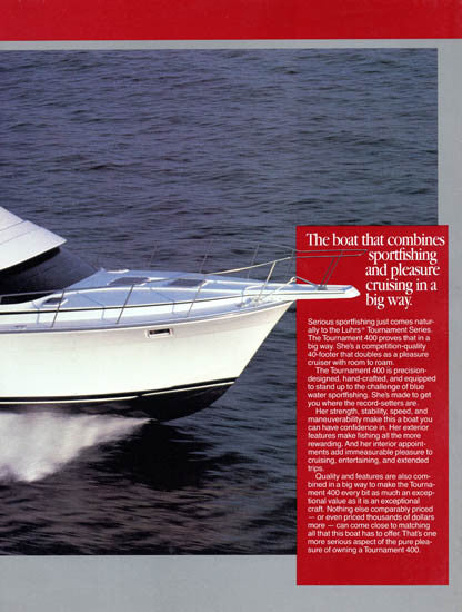 Luhrs 400 Tournament Brochure
