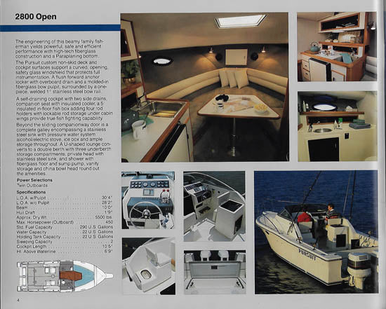 Pursuit 1989 Brochure