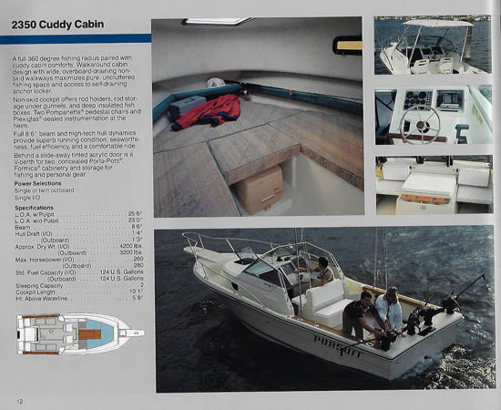 Pursuit 1989 Brochure