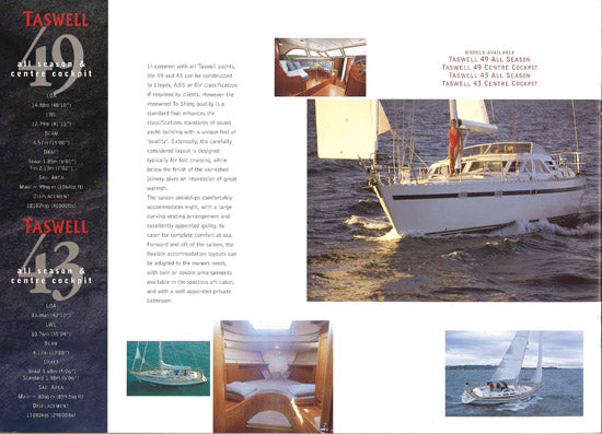 Taswell 1999 Brochure