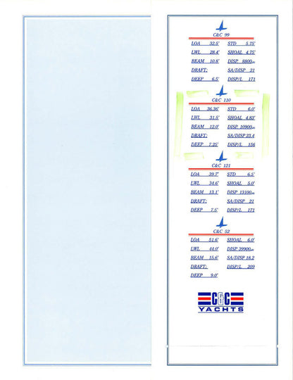 C&C Yachts Brochure Folder