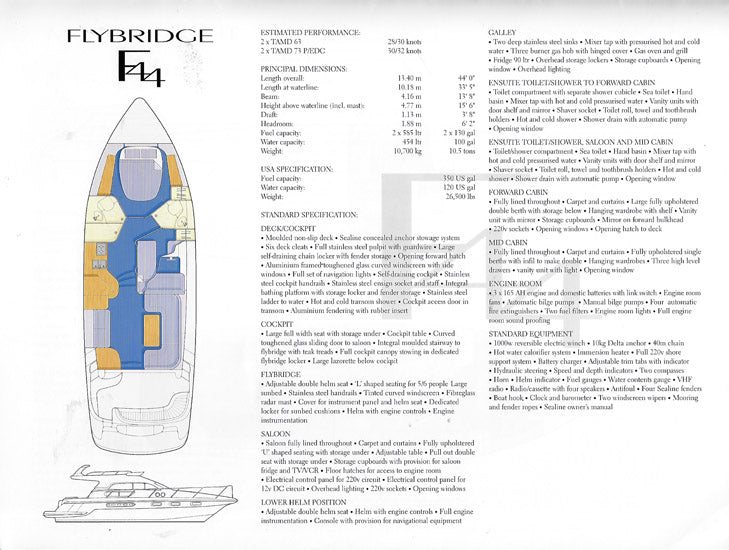 Sealine 1998 Brochure Package