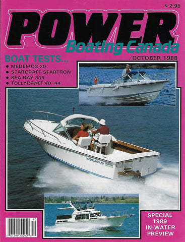 Medeiros 20 Cuddy Cabin Power Boating Canada Magazine Reprint Brochure