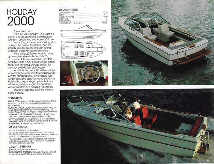 Tiara 1978 Brochure – SailInfo I boatbrochure.com