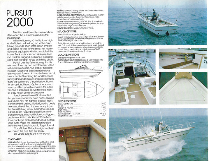 Tiara 1978 Brochure – SailInfo I boatbrochure.com