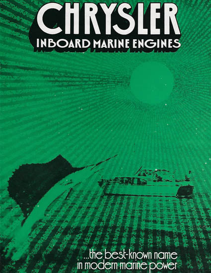 Chrysler 1972 Inboard Engines Brochure