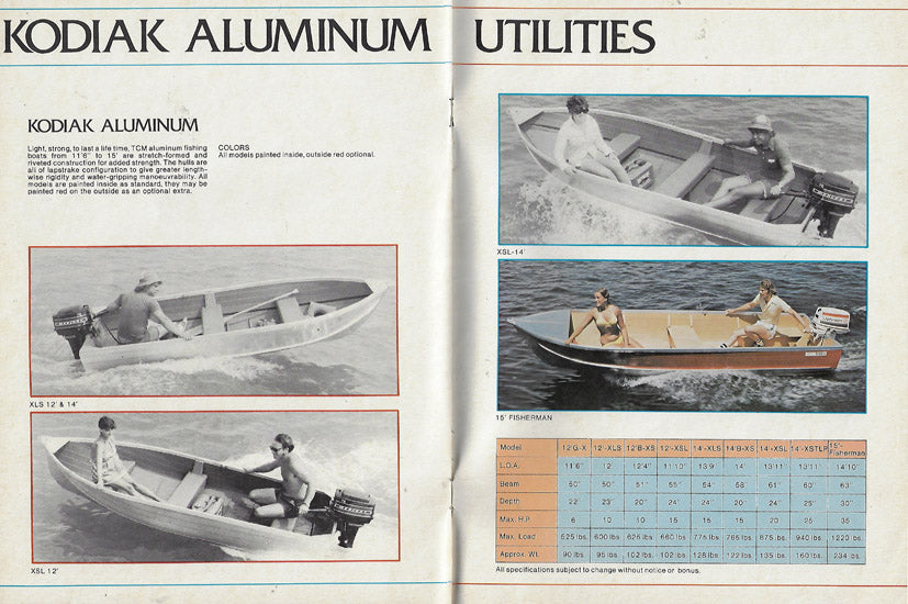 Kodiak 1980 Brochure