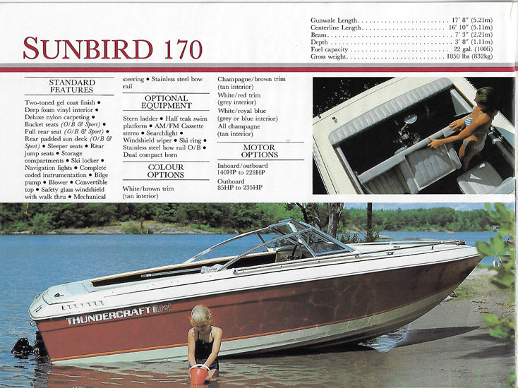 Thundercraft 1984 Brochure