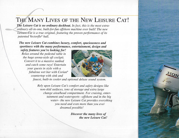 World Cat Leisure Cat Brochure