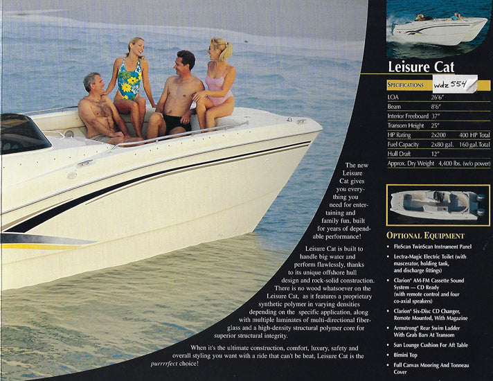 World Cat Leisure Cat Brochure