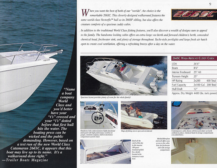 World Cat 2000 Brochure