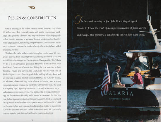Hinckley Talaria 44 Jet Brochure Package