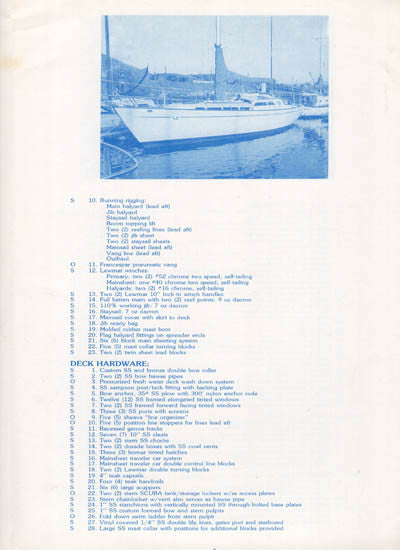 Fair Weather Mariner 39 Brochure