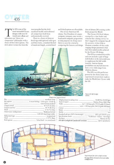 Oyster 1990s Fleet Review Brochure