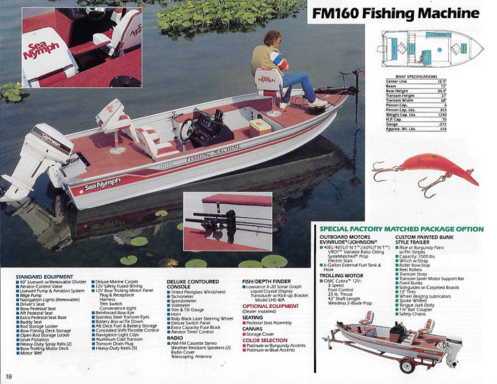 Sea Nymph 1990 Brochure