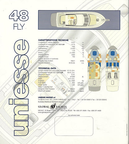 Uniesse 48 Fly Brochure