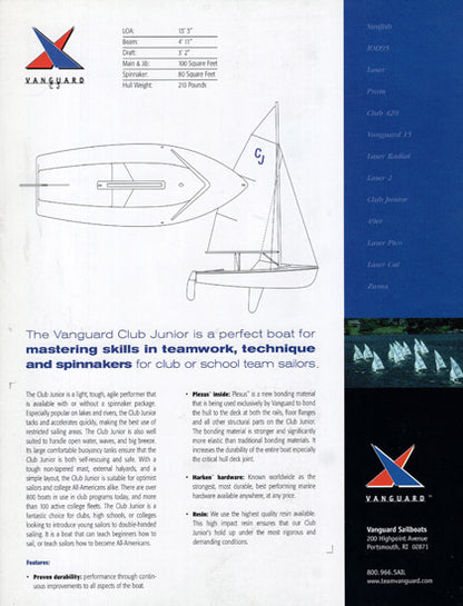 Vanguard Club Junior Brochure
