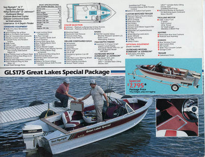 Sea Nymph 1989 Package Brochure