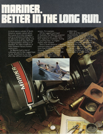 Mariner 1981 Outboard Abbreviated Brochure