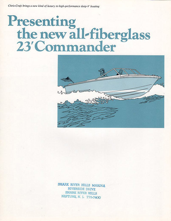 Chris Craft Commander 23 Brochure