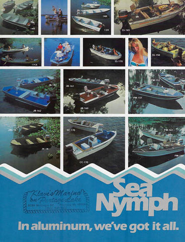 Sea Nymph 1981 Full Line Brochure