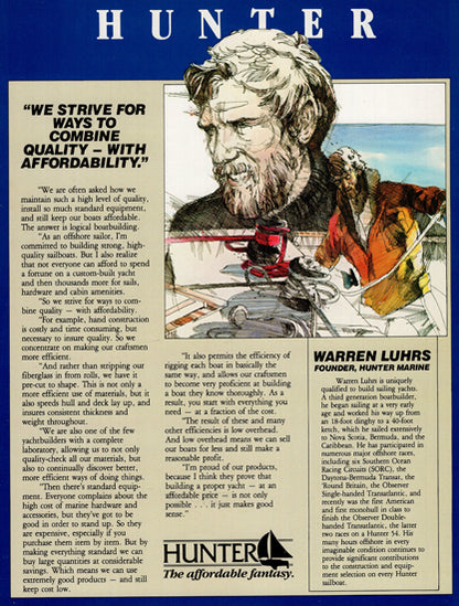 Hunter 1980s Full Line Brochure
