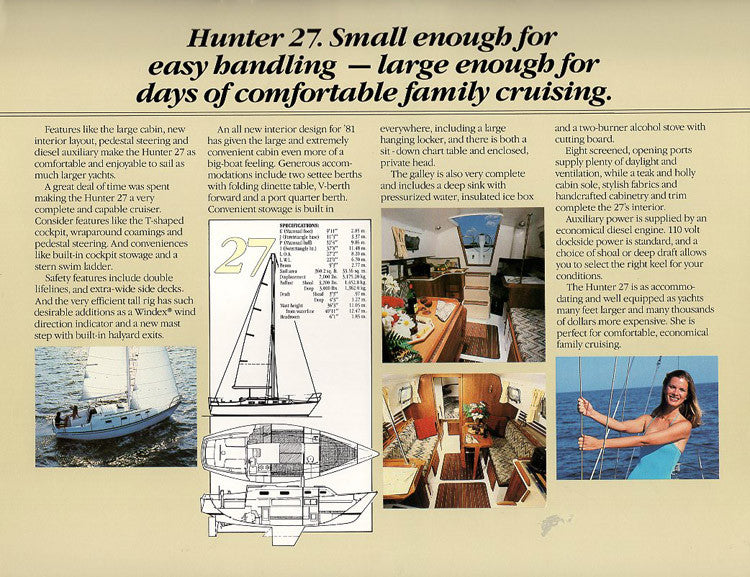 Hunter 1980 Brochure