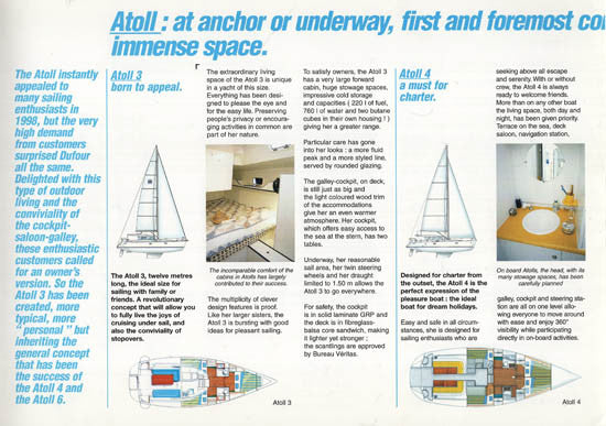 Dufour Atoll Series Brochure