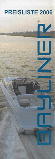 Bayliner 2006 Germany Price List