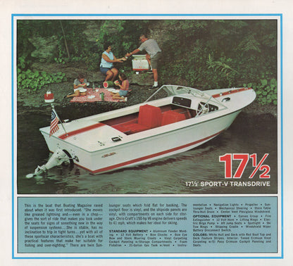 Chris Craft 1968 Corsair / Lancer Brochure